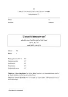 Vorschau - Stundenentwürfe - Unterrichtsentwurf Selbstporträt Collage Arcimboldo - Seite 1