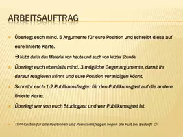 Vorschau - Stundenentwürfe - Pro Contra Diskussion Fleischkonsum - Seite 3
