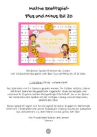 Vorschau - Spiele - Doppelpack "Brettspiel + Spiel- & Rätselmatte Plus & Minus ZR 20" | Mathematik Klasse 1 | Mathe Spiele Klasse 1 | Anfangsunterricht - Seite 2