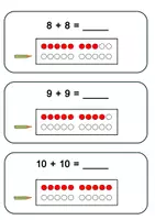 Vorschau - Arbeitsblätter - Das Doppelte - die Hälfte von 10 bis 20 - Seite 1