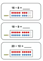 Vorschau - Arbeitsblätter - Das Doppelte - die Hälfte von 10 bis 20 - Seite 3