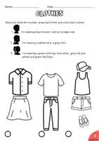 Vista previa - Hojas de trabajo - Summer Clothes worksheet - página 3