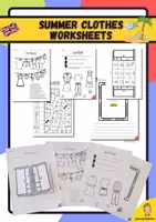Vista previa - Hojas de trabajo - Summer Clothes worksheet - Portada
