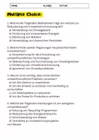 Vorschau - Arbeitsblätter - Umweltbewusstsein Klimaschutz Arbeitsblatt - Seite 3