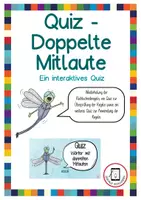 Vorschau - Spiele - Interaktives Quiz - Doppelte Mitlaute für Klasse 2 bis 4 - Deckblatt