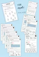 Vorschau - Arbeitsblätter - Übungsheft ZR 10/ Zahlenheft ZR 10 / Zahlen und Mengen bis 10 / Fördermaterial / Inklusion / Lernheft / verliebte Zahlen - Deckblatt