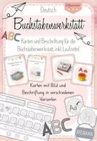 Vorschau - Arbeitsblätter - Buchstaben Werkstatt / Stationsarbeit - Deckblatt