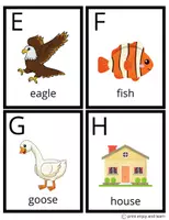Aperçu - Affichage - Anglais: Alphabet flash Cartes murales, cartes de traçage. - Page 2