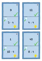 Vorschau - Spiele - Rechenspaziergang 4er Reihe Multiplikation und Division - Seite 3