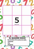 Vista previa - Tarjetas / Manipulativos - Quadrat màgic - página 2