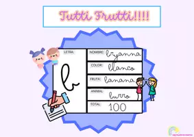 Vista previa - Juegos / Gamificación - Material Lúdico de Tutti Frutti - página 1