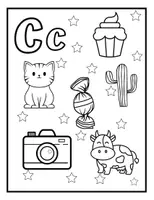 Aperçu - Autre type de ressources - ABC Alphabet coloring pages / Beginning Sounds - Page 3