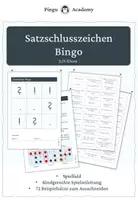Vorschau - Spiele - Satzzeichenbingo - Deckblatt