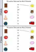 Vorschau - Arbeitsblätter - Materialpaket Minihefte "Silben lesen 1, 2 & 3" - Seite 3