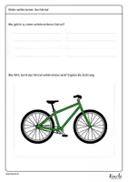 Vorschau - Arbeitsblätter - Das verkehrssichere Fahrrad – malen und ankreuzen - Seite 3