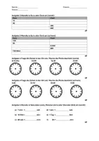 Vorschau - Arbeitsblätter - Klassenarbeit Sachrechnen/ mit Größen rechnen - Seite 1