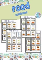 anteprima - Flashcard - Food dominoes. Domino alimentare - Pagina di copertina