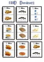 anteprima - Flashcard - Food dominoes. Domino alimentare - Pagina 1