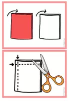 Vorschau - Arbeitsblätter - Vorgangsbeschreibung Karte Muttertag Vatertag - Seite 3