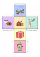 Vorschau - Spiele - Winter DIY Würfel zum selbst basteln - 3. Klasse - DaZ/DaF - Seite 2