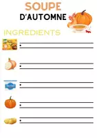 Aperçu - Feuilles d'exercices - Soupe d'automne - Page 2