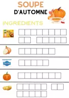 Aperçu - Feuilles d'exercices - Soupe d'automne - Page 3