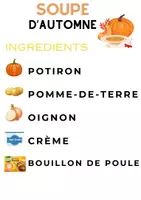 Aperçu - Feuilles d'exercices - Soupe d'automne - Page de couverture