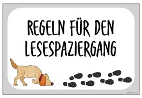 Vorschau - Poster - Regeln für einen Lesespaziergang - Seite 3
