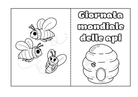 anteprima - Materiale per pittura e bricolage - Biglietto pop up api - Pagina 2
