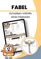 Vorschau - Arbeitsblätter - Flipbook: Eine Fabel schreiben - von der Idee zum Text - Deckblatt