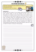 Vorschau - Arbeitsblätter - Der Bericht - Zeitformen - Merkkasten und Übungen - Präteritum und Plusquampferekt mit Lösung (Klasse 6/7/8) - Seite 1