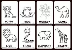 anteprima - Flashcard - Dear zoo bundle. Dear zoo pachetto - Pagina 2