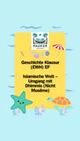 Vorschau - Klassenarbeiten - Geschichte Klausur EF (EWH) - Islamische Welt – christliche Welt - Deckblatt