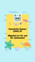 Vorschau - Klassenarbeiten - Geschichte Klausur EF (EWH) - Migration (Gastarbeiter) - Deckblatt