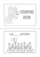 anteprima - Schede informative - Counting book – Libretto per imparare i numeri in inglese - Pagina di copertina