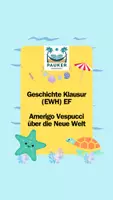 Vorschau - Klassenarbeiten - Geschichte Klausur (EWH) EF - Amerigo Vespucci - Deckblatt