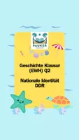 Vorschau - Klassenarbeiten - Geschichte Klausur Q2 (EWH) - Nationale Identität (DDR) - Deckblatt