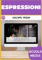 anteprima - Esercizi - Espressioni escape room Halloween 🇬🇧 - Pagina di copertina