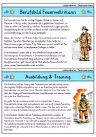 Vorschau - Stationenlernen - Feuerwehrmann - Wissenskartei - Berufe - Seite 1