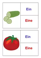 Vorschau - Bildkarten - Bildkarten unbestimmte Artikel Lebensmittel - Seite 2