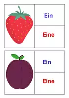 Vorschau - Bildkarten - Bildkarten unbestimmte Artikel Lebensmittel - Seite 3
