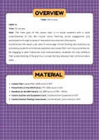förhandsvisning - Lesson Plan + Material: Will Future - sida 1