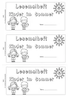 Vorschau - Arbeitsblätter - Lesemalheft - Sommer - Lesen, malen, verstehen - Seite 2