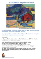 Vorschau - Mal- und Bastelvorlagen - Bilddiktat Expressionismus - Wassily Kandinsky - Seite 1
