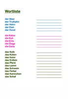 Vorschau - Spiele - Merk es dir Spiel Tiere auf dem Bauernhof - Seite 2