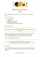 Aperçu - Jeux - Repère les couleurs - Fleurs pour le printemps - Page 1