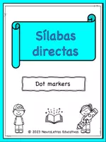 Vista previa - Hojas de trabajo - Sílabas directas / simples - (Discriminación visual) - página 1