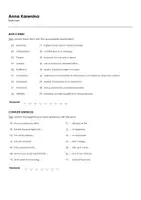 Aperçu - Feuilles d'exercices - Anna Karenina (fiches de travail en anglais sur le film) - Page 1
