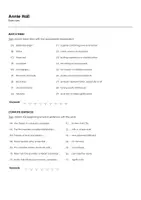 Aperçu - Feuilles d'exercices - Annie Hall (fiches de travail en anglais sur le film) - Page 1