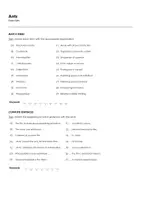 Aperçu - Feuilles d'exercices - Antz (fiches de travail en anglais sur le film) - Page 1